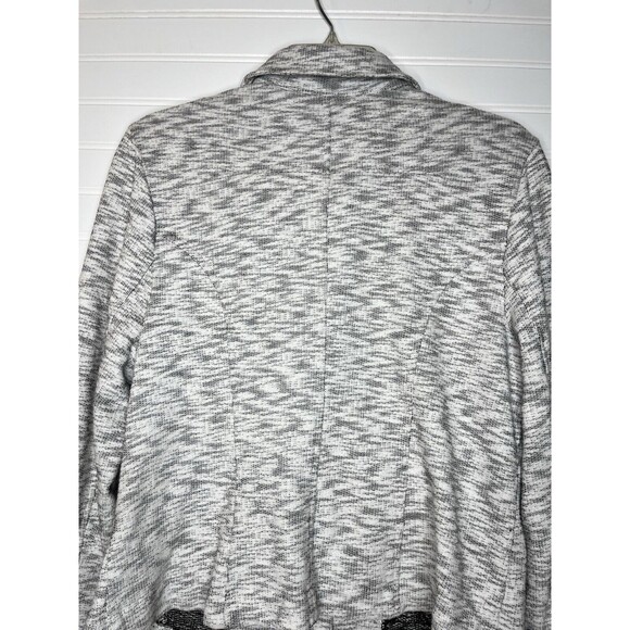 Cabi Neo Moto Jacket Marled Heather Gray Size Large  #5102 - Picture 12 of 16